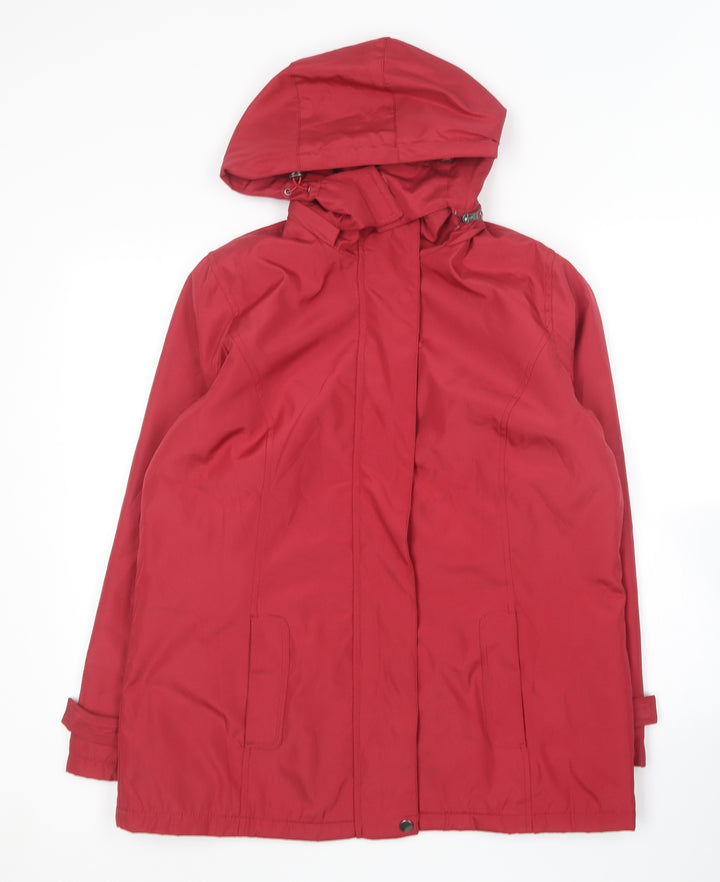 Bonmarché Womens Red   Rain Coat Coat Size S