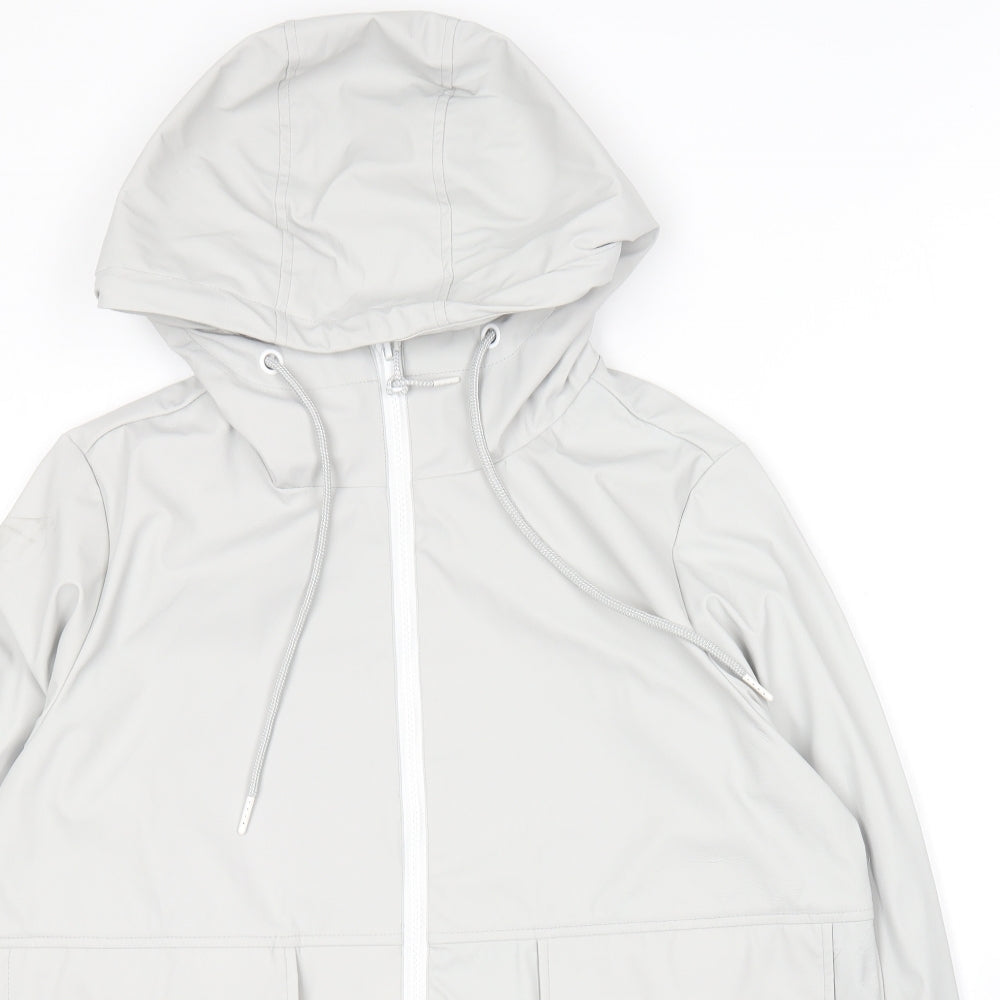 Dunnes Stores Womens Grey   Rain Coat Coat Size M