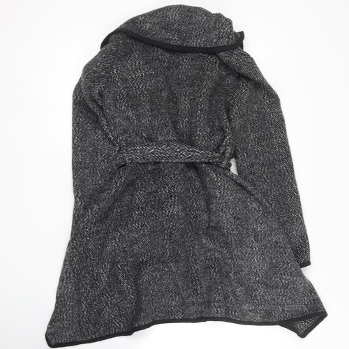 Voulez-Vous Womens Black   Overcoat Coat Size 8
