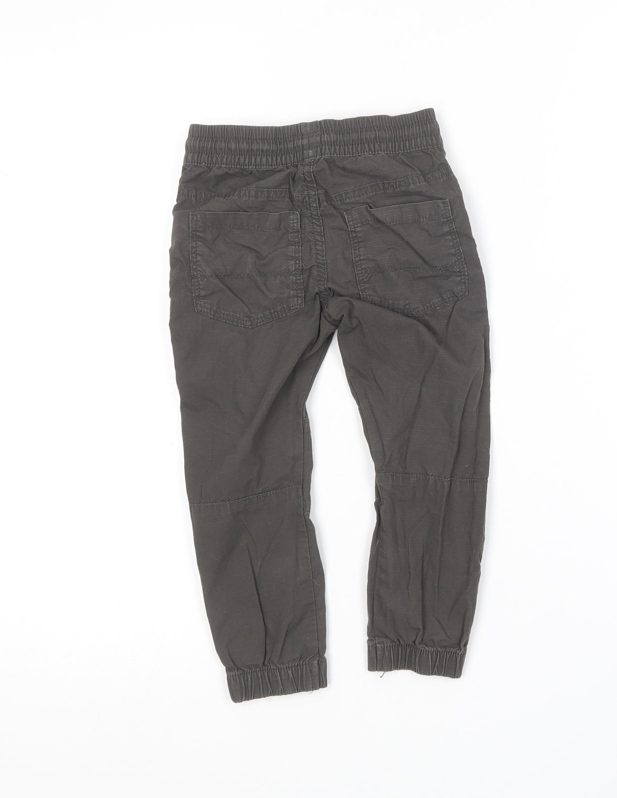 F&F Boys Green  Cotton Cargo Trousers Size 2-3 Years  Regular