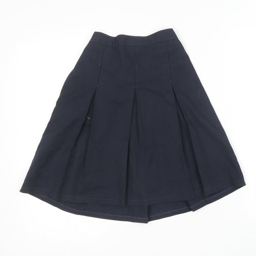 Marks and Spencer Girls Blue  Polyester A-Line Skirt Size 10-11 Years  Regular