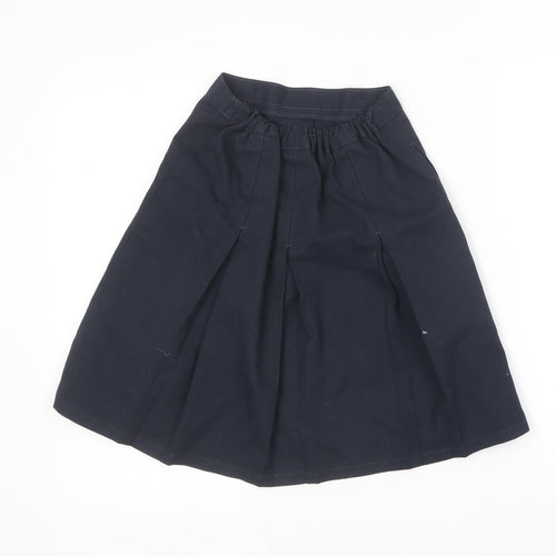 Marks and Spencer Girls Blue  Polyester A-Line Skirt Size 10-11 Years  Regular