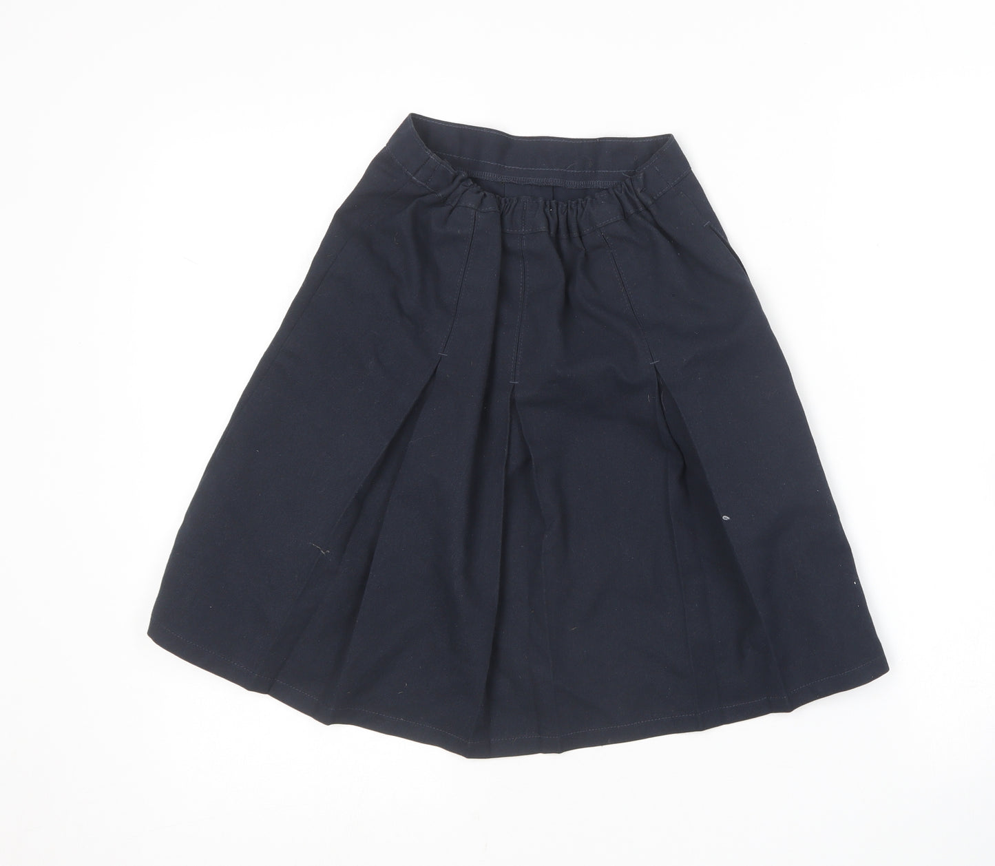 Marks and Spencer Girls Blue  Polyester A-Line Skirt Size 10-11 Years  Regular