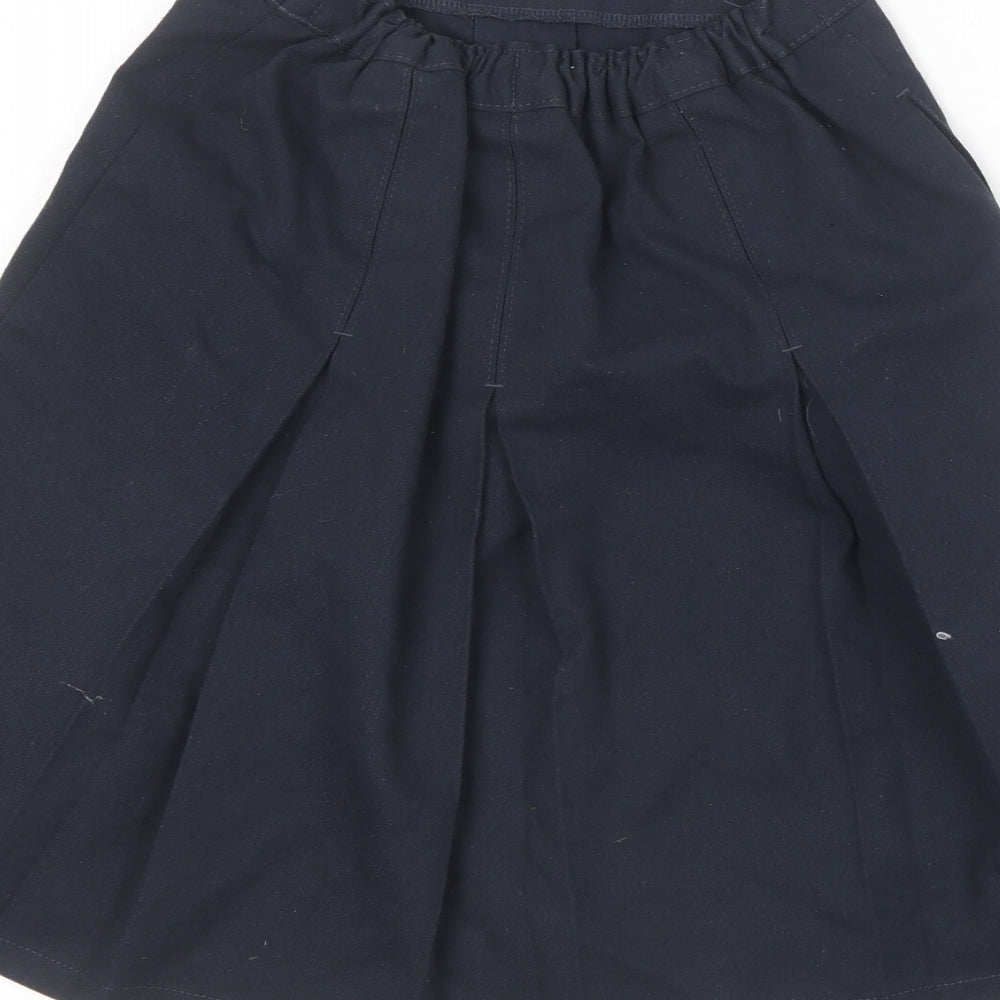 Marks and Spencer Girls Blue  Polyester A-Line Skirt Size 10-11 Years  Regular