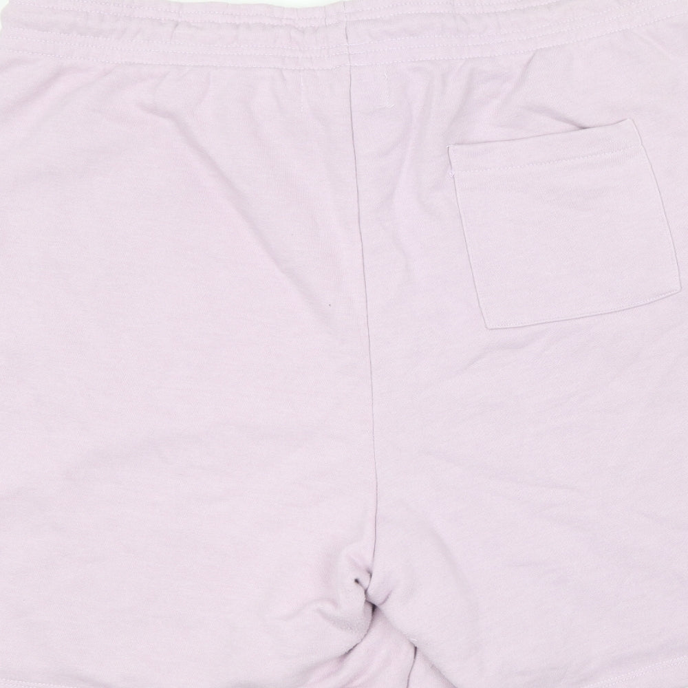 Dunnes Stores Womens Pink  Cotton Sweat Shorts Size L L8 in Regular