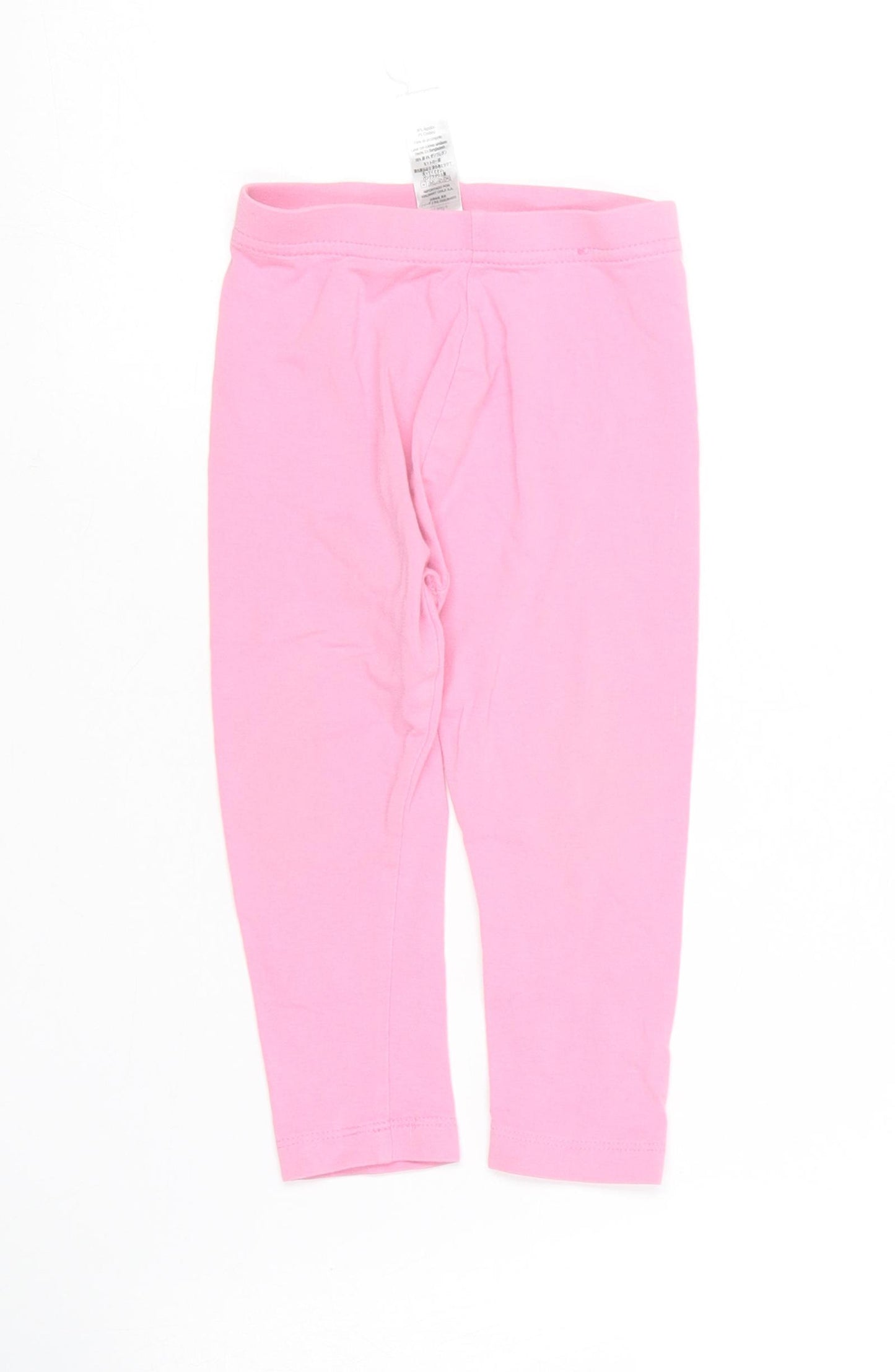 George Baby Pink  Cotton Jogger Leggings Size 18-24 Months