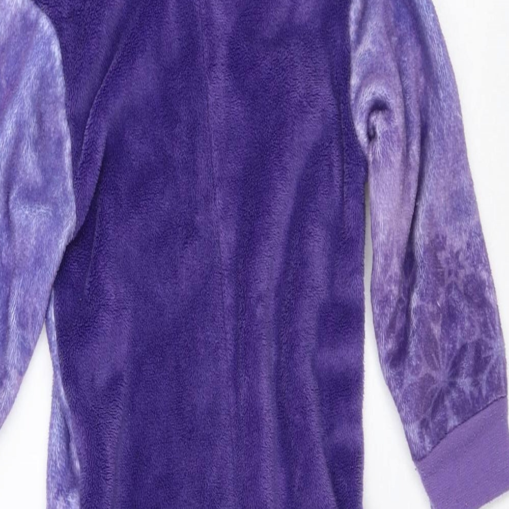 Disney Girls Purple  Polyester Top One Piece Size 3-4 Years   - Frozen