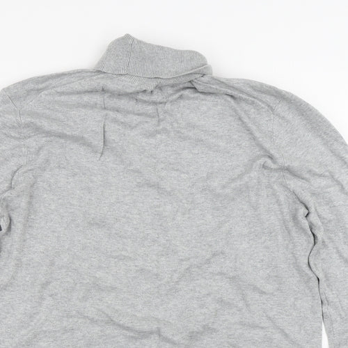 Preworn Mens Grey  Polyester Pullover Sweatshirt Size S