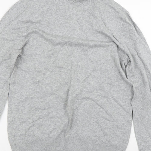 Preworn Mens Grey  Polyester Pullover Sweatshirt Size S