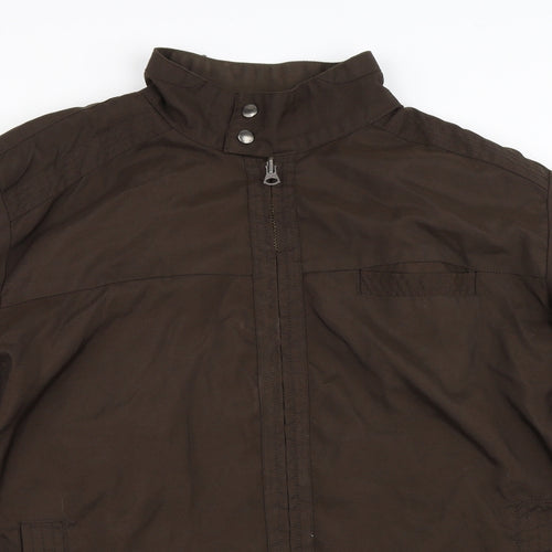 John Rocha Mens Brown   Jacket Coat Size XL