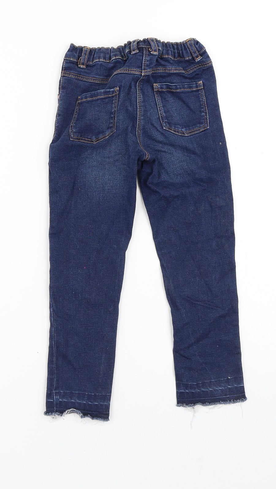 NEXT Boys Blue  Cotton Tapered Jeans Size 4-5 Years  Regular