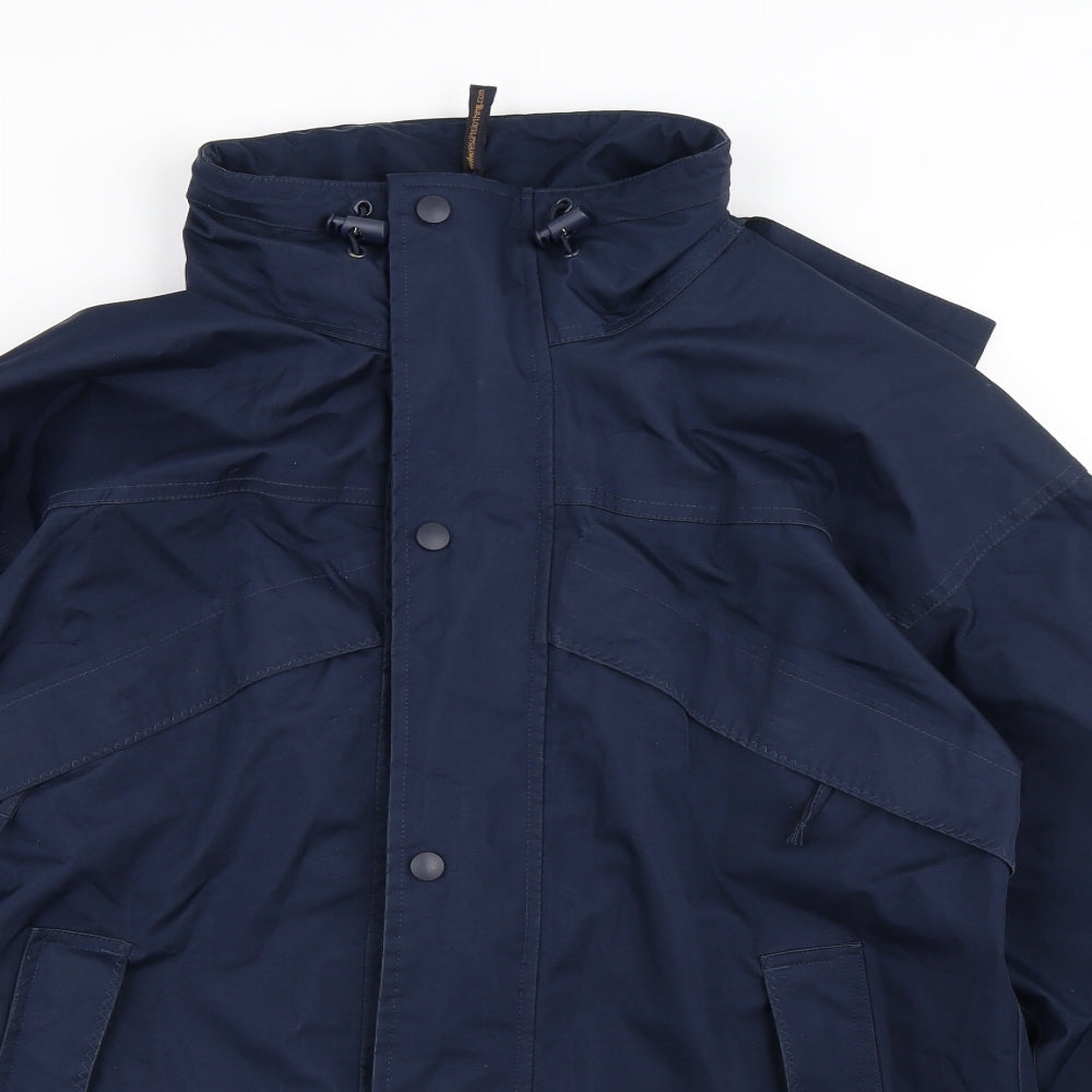 Result Womens Blue   Rain Coat Coat Size XS