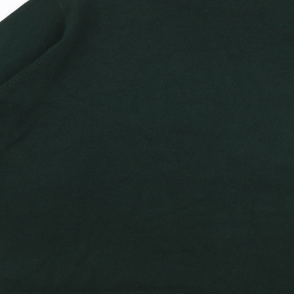 BHS Womens Green High Neck  Acrylic Pullover Jumper Size 20
