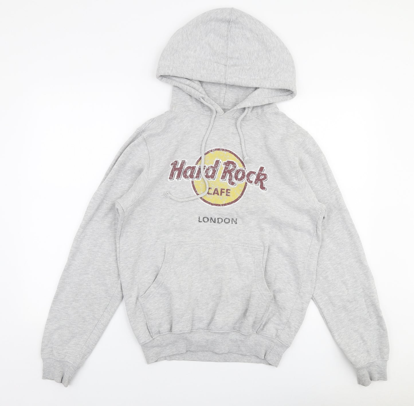 Hard Rock Cafe Womens Grey  Cotton Pullover Hoodie Size M  Pullover - London