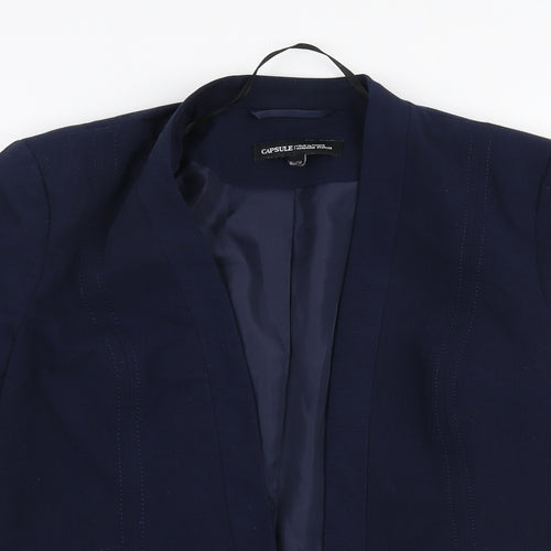 Capsule Womens Blue   Jacket Blazer Size 10