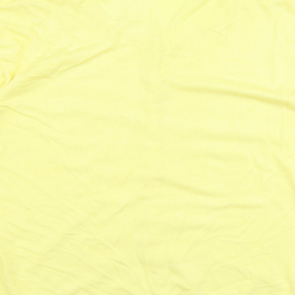 George Womens Yellow Round Neck  Viscose Cardigan Jumper Size 22