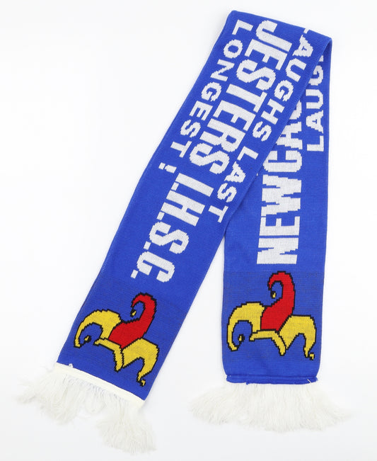 Newcastle Jesters Mens Blue  Knit Scarf  One Size   - Ice hockey