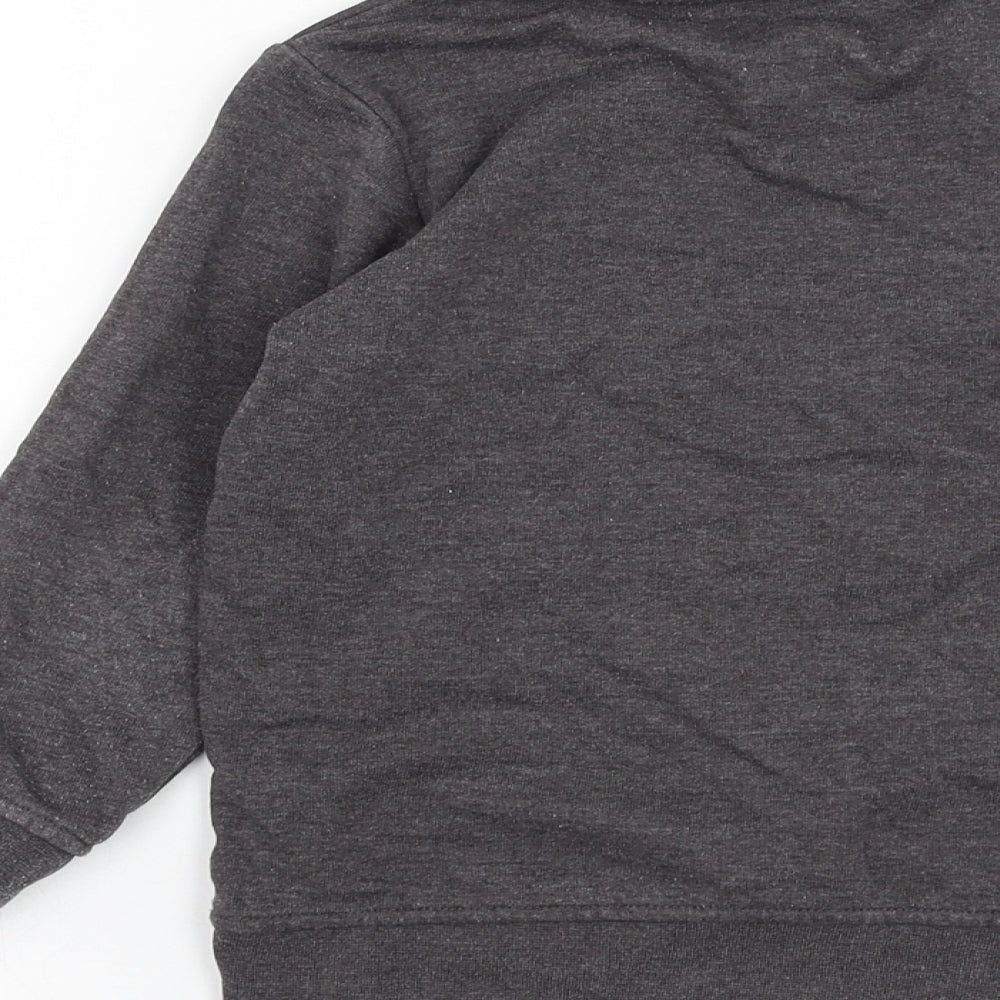 George Boys Grey  Cotton Pullover Sweatshirt Size 5-6 Years  Pullover