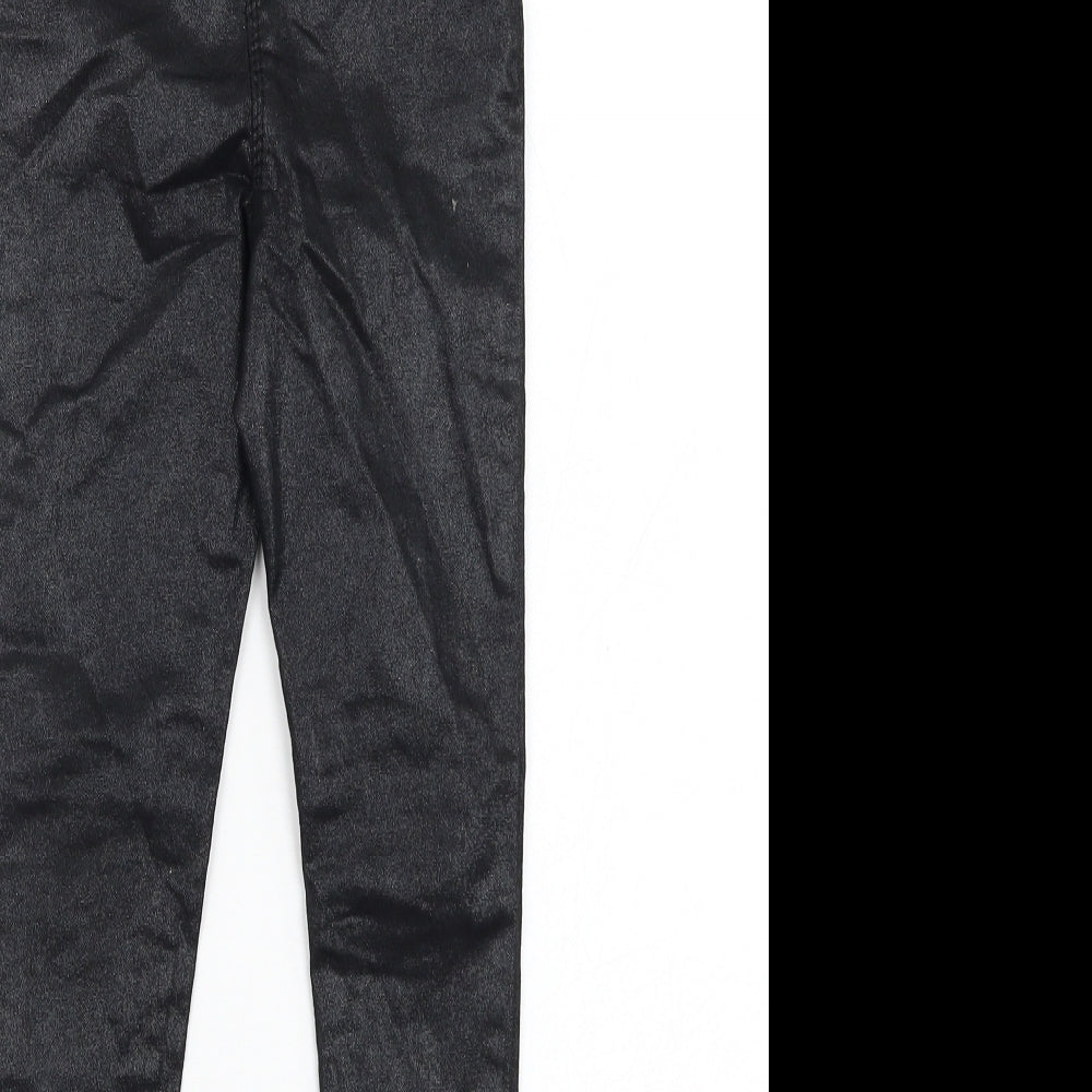 George Girls Black  Cotton Capri Trousers Size 4-5 Years  Regular Pullover - Leggings