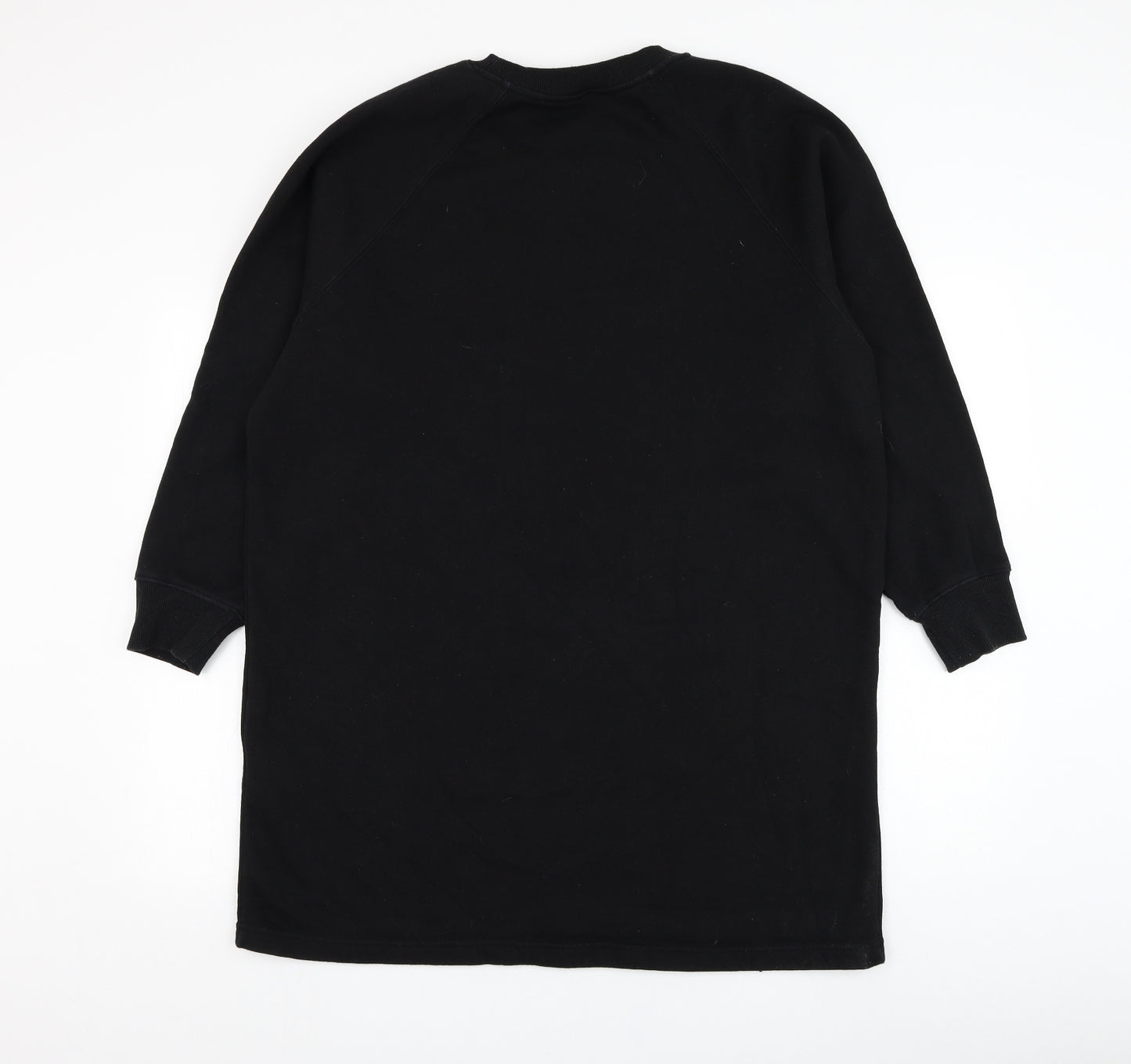 H&M Mens Black  Cotton Pullover Sweatshirt Size M