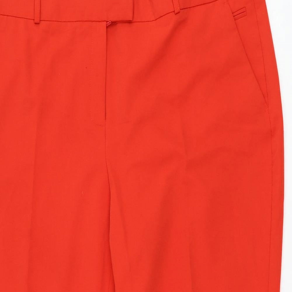 Dorothy Perkins Womens Red  Polyester Trousers  Size 20 L27 in Regular Zip