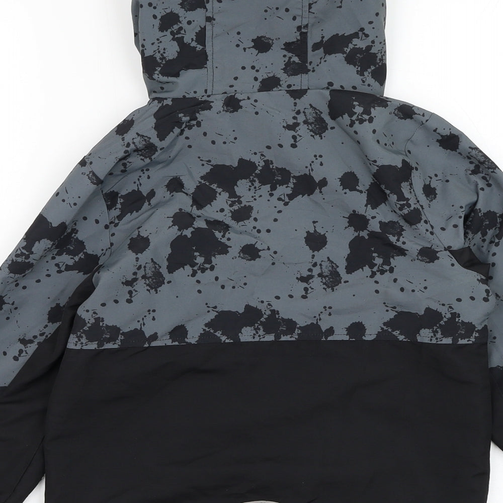 F&F Boys Black   Jacket  Size 5-6 Years  Zip