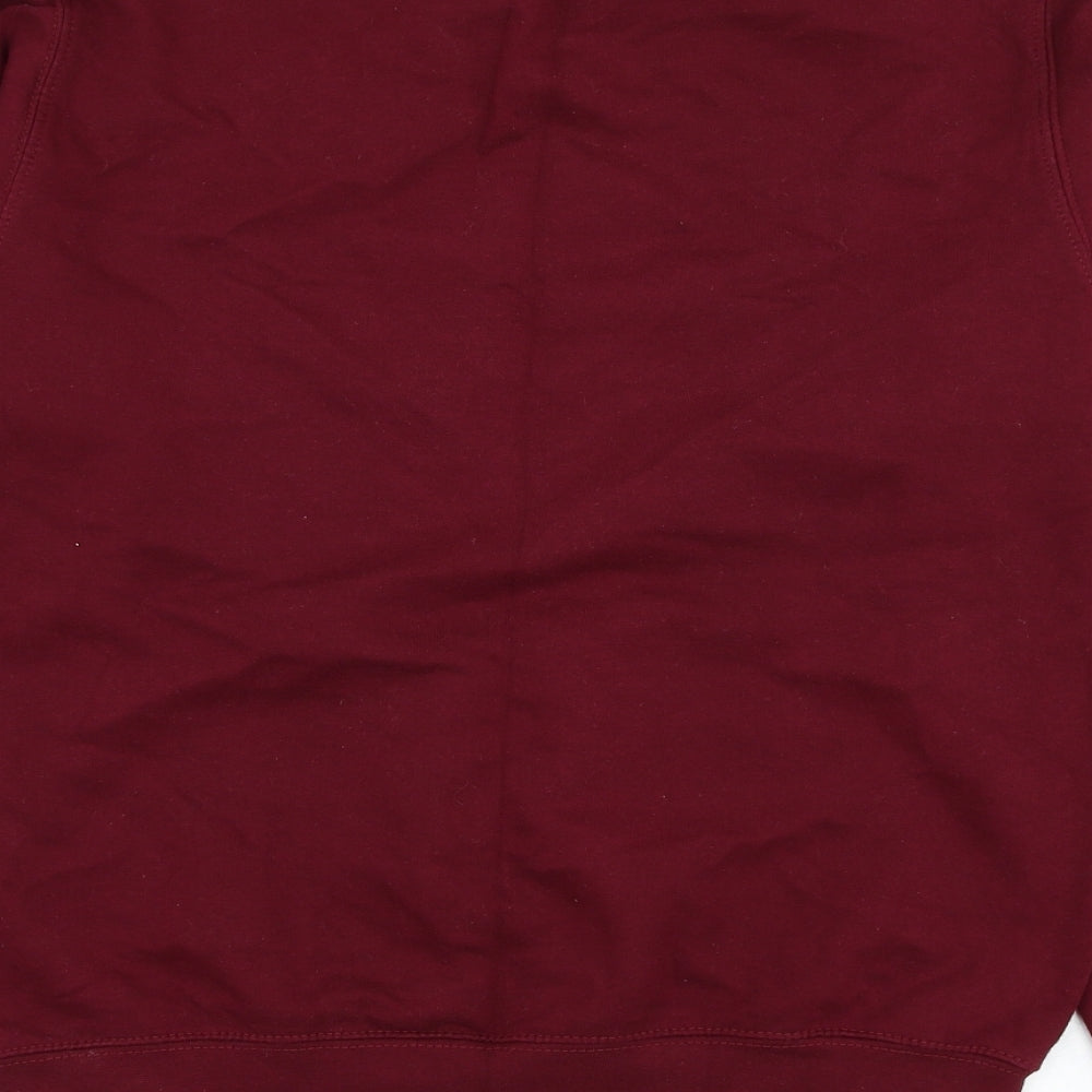 Awdis Mens Red  Cotton Pullover Sweatshirt Size S   - Harry Potter