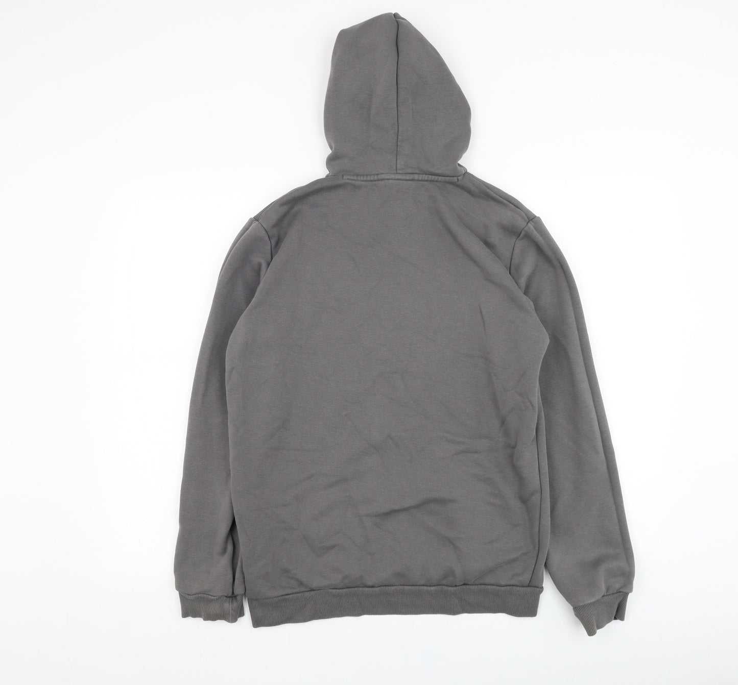 PUMA Mens Grey  Cotton Pullover Hoodie Size 2XL