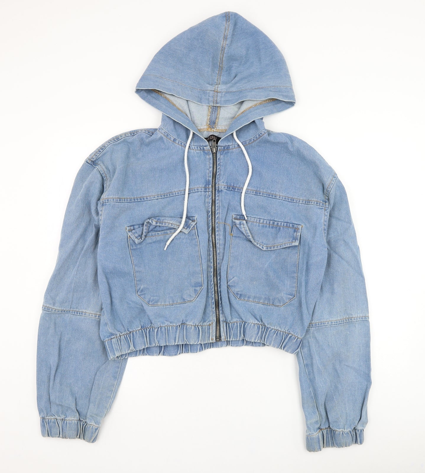 Misspap Womens Blue   Jacket  Size 14  Zip