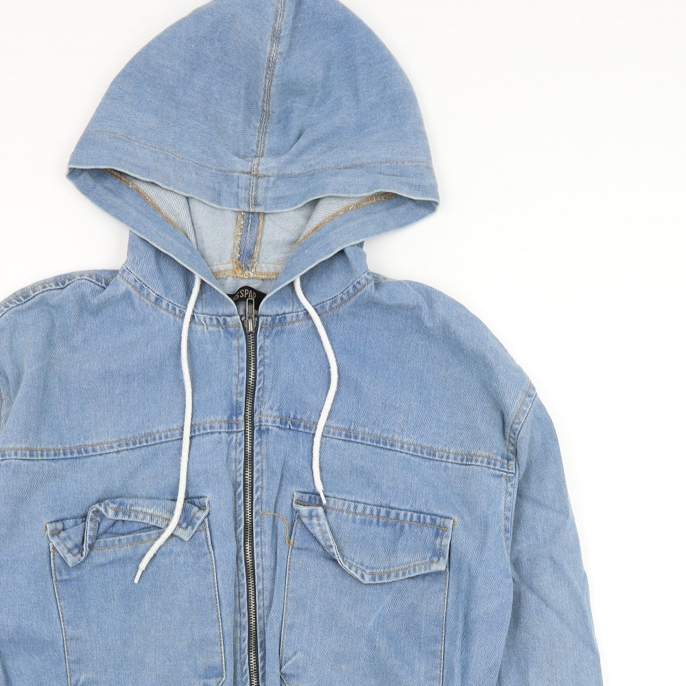 Misspap Womens Blue   Jacket  Size 14  Zip