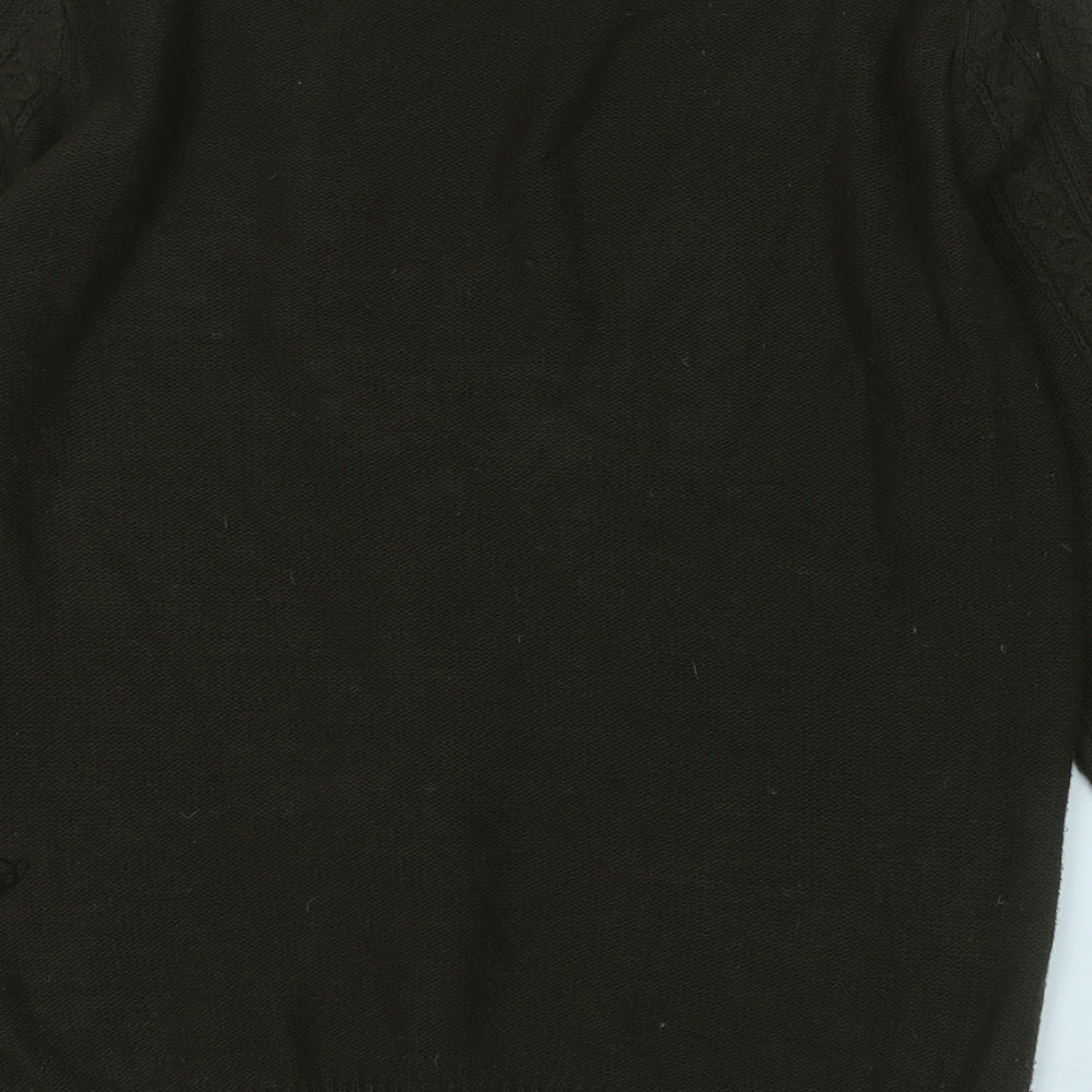 Primark Mens Green Round Neck  Cotton Pullover Jumper Size M