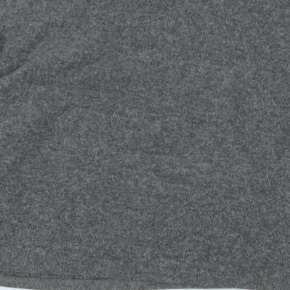 New Look Womens Grey Round Neck  Polyester Pullover Jumper Size L