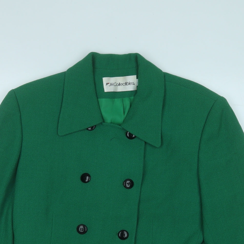 JH Collectibles Womens Green   Jacket Blazer Size 8