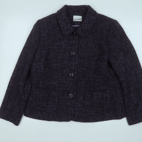 Eastex Womens Purple   Jacket Blazer Size 16