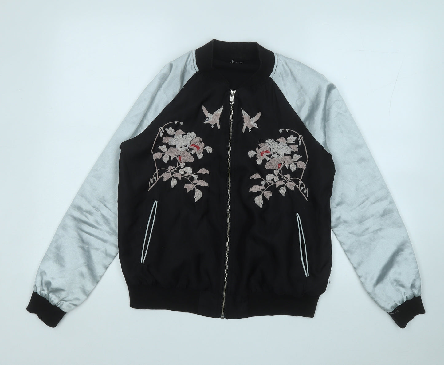 New Look Womens Black   Bomber Jacket Jacket Size 10