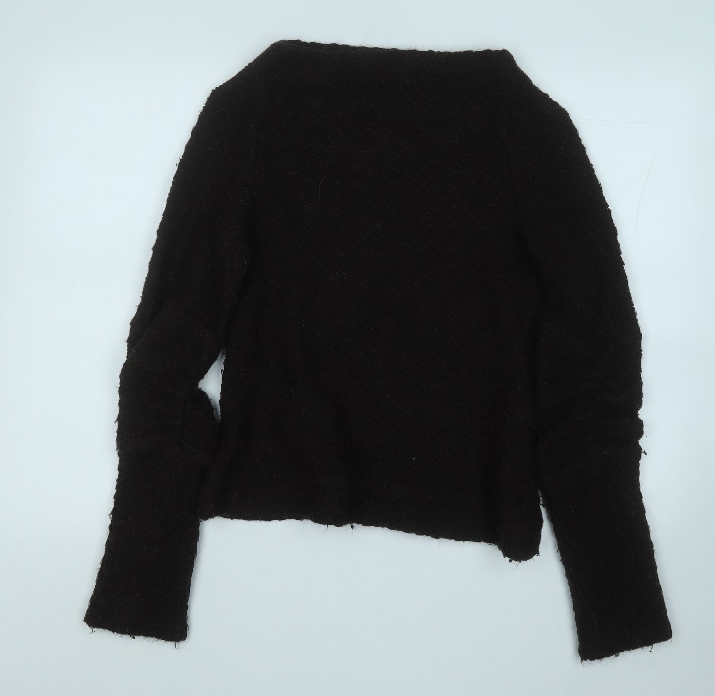 evie belle Womens Brown Round Neck  Polyester Pullover Jumper Size M