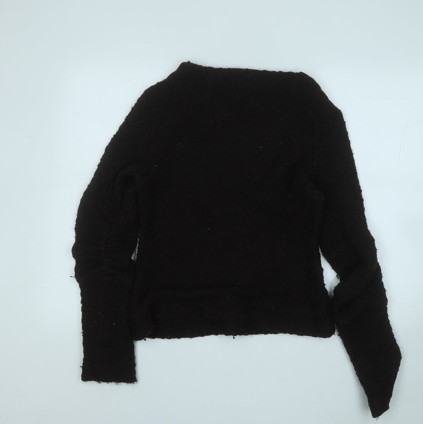 evie belle Womens Brown Round Neck  Polyester Pullover Jumper Size M