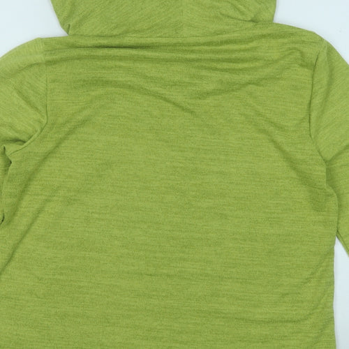 TIGI Womens Green Roll Neck  Polyester Pullover Jumper Size 10