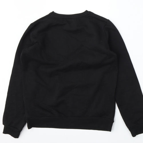 Peanuts Womens Black  Cotton Pullover Sweatshirt Size M   - Snoopy