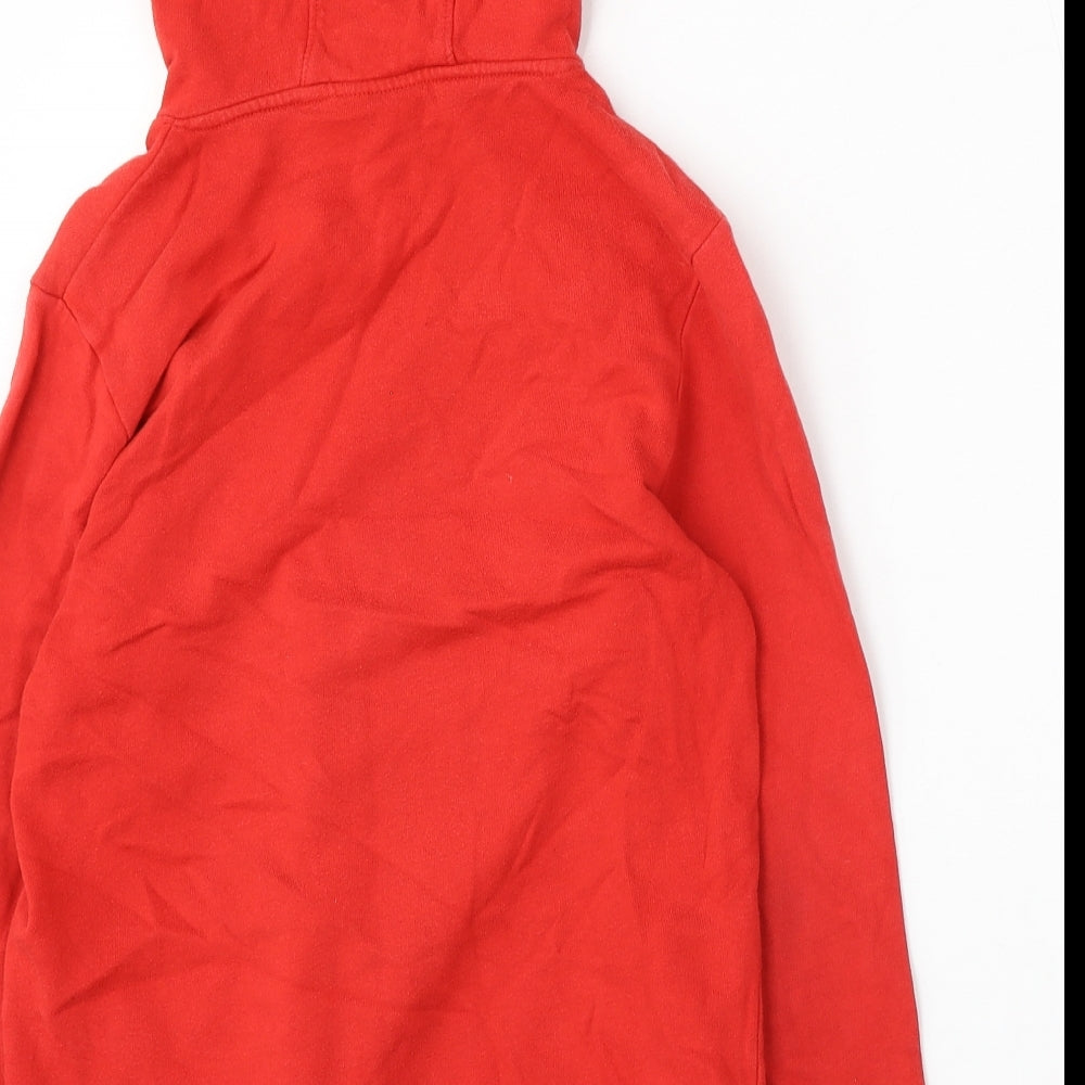 Sonic Boys Red  Cotton Pullover Hoodie Size 9-10 Years