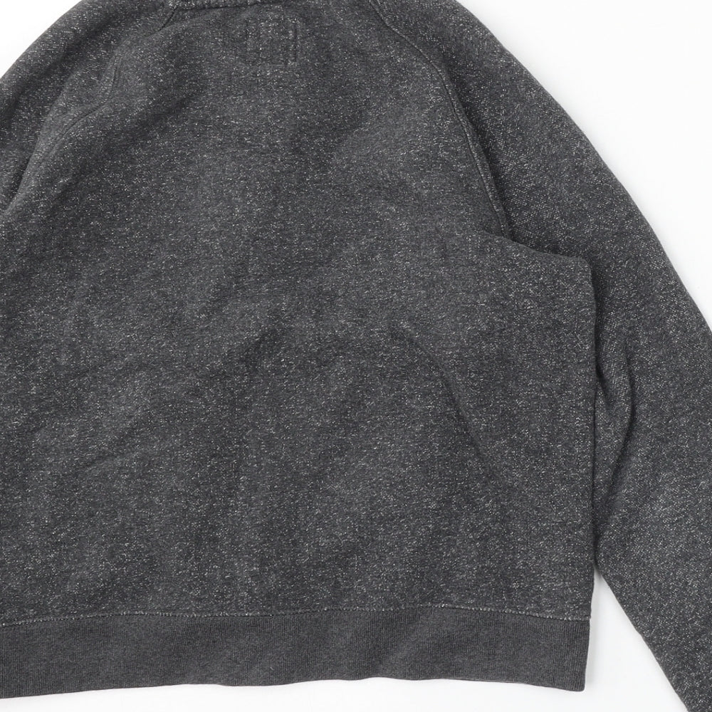 Jack Wills Womens Grey   Bomber Jacket Jacket Size 12  Zip