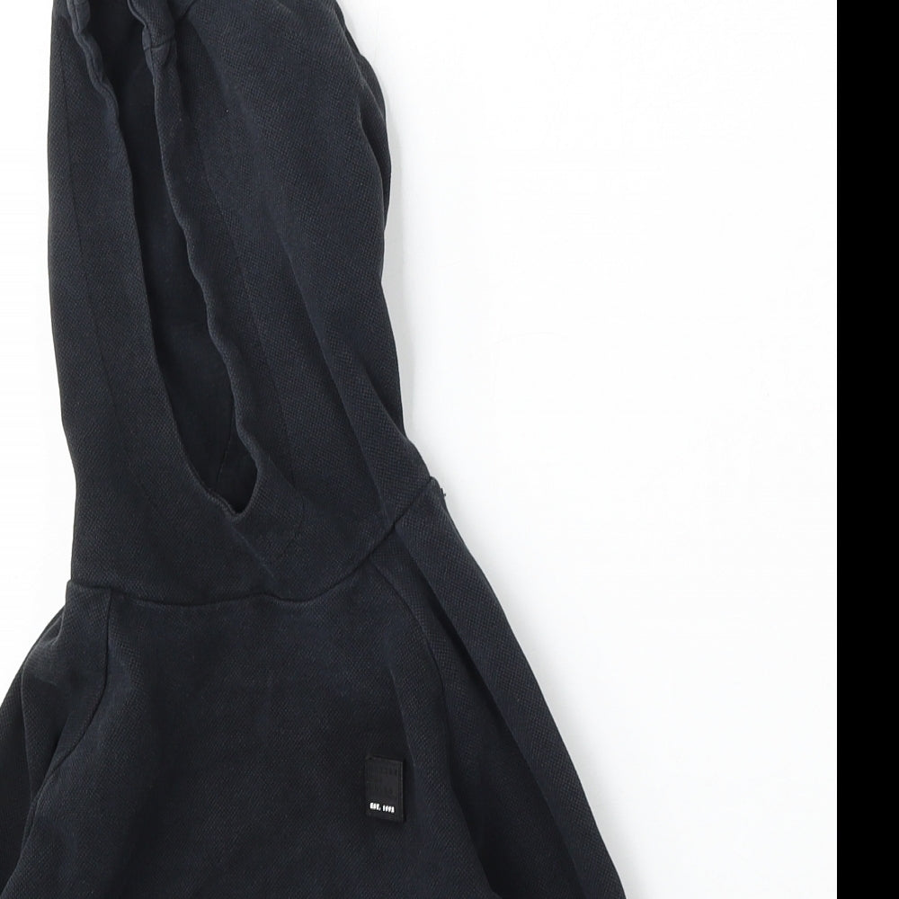 George Boys Blue  Cotton Pullover Hoodie Size 6-7 Years