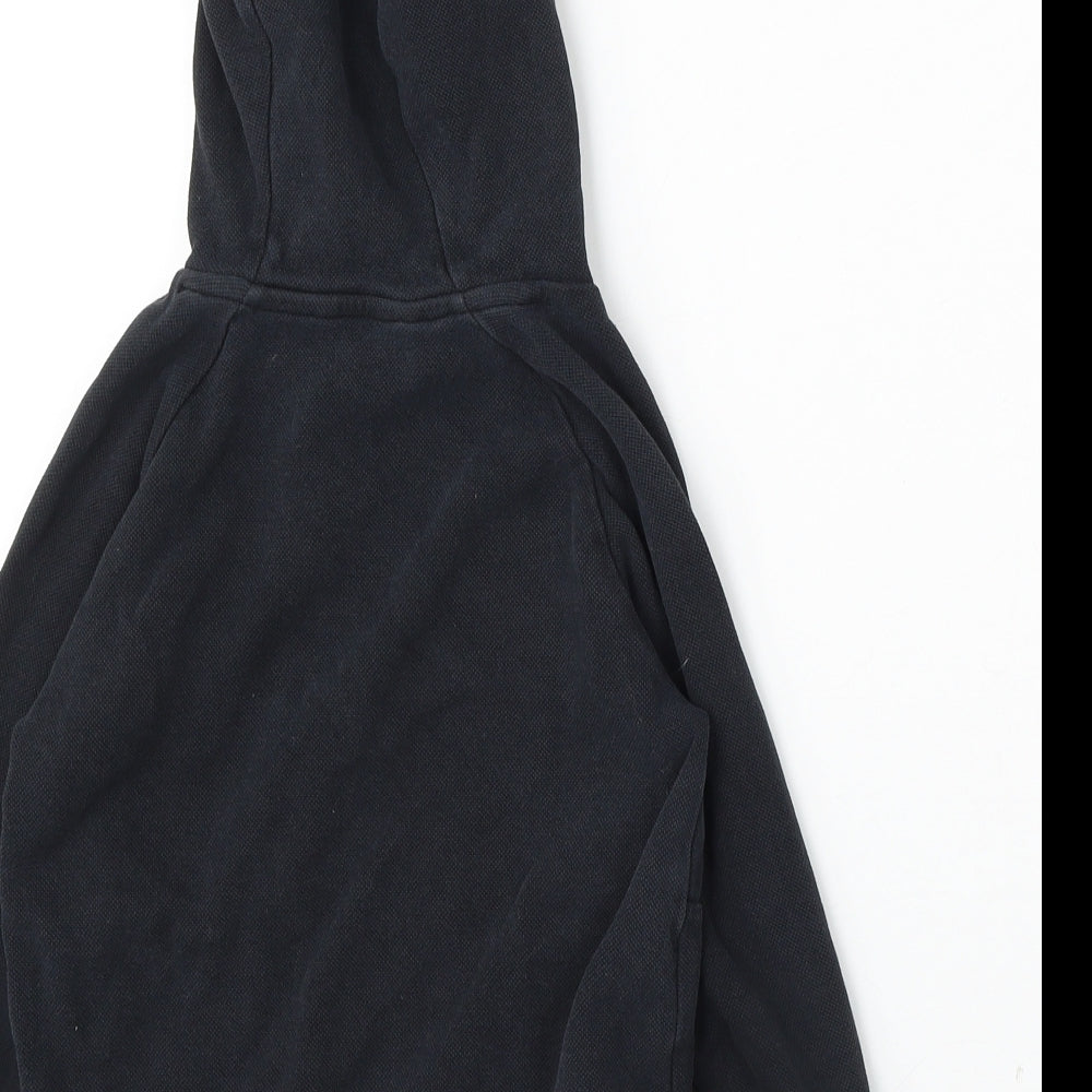 George Boys Blue  Cotton Pullover Hoodie Size 6-7 Years