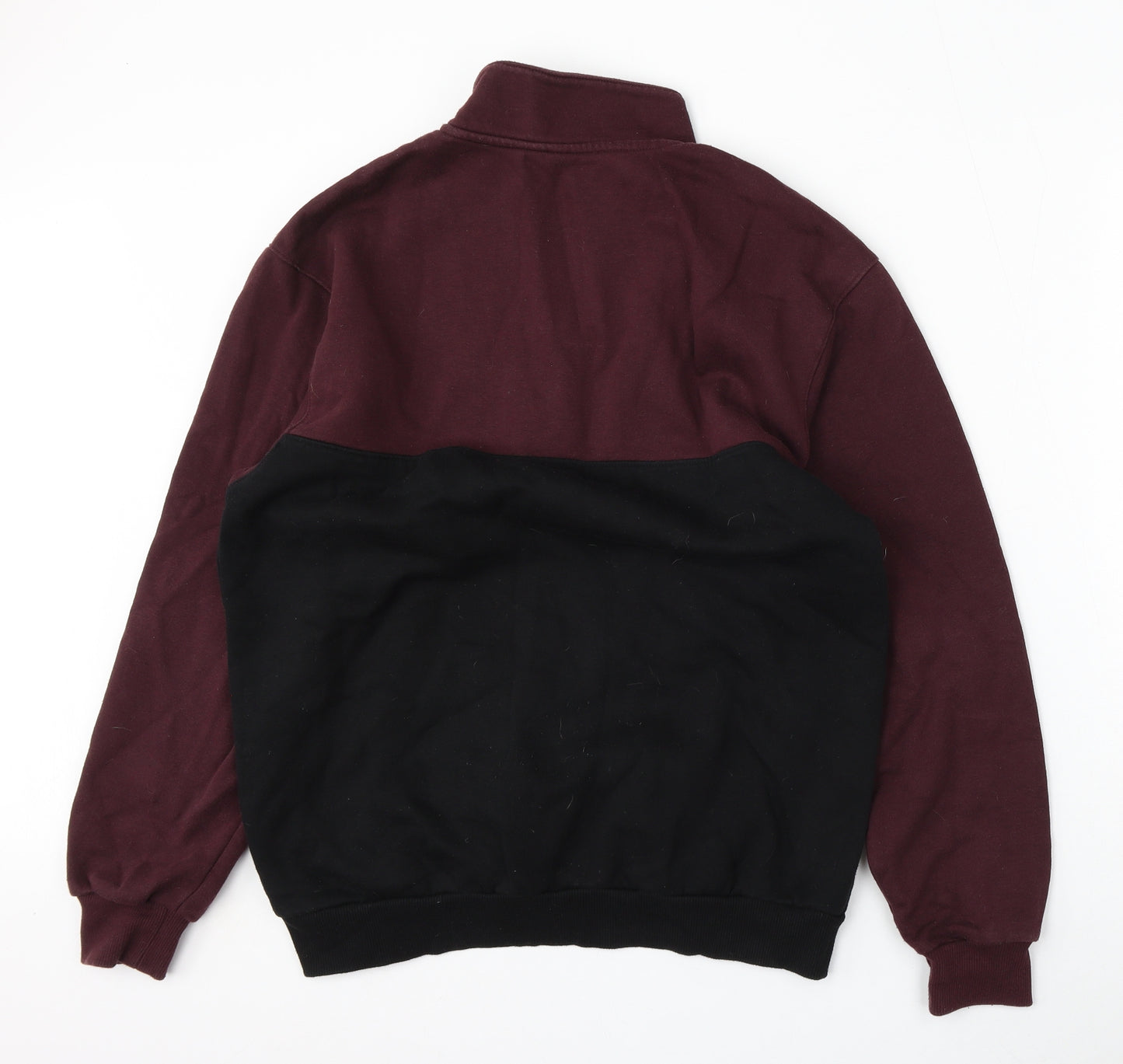 Divided by H&M Mens Red  Cotton Pullover Sweatshirt Size M