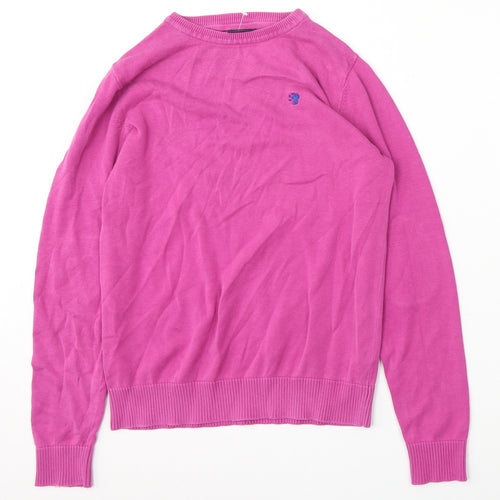 NEXT Girls Purple Round Neck  Cotton Pullover Jumper Size 14 Years