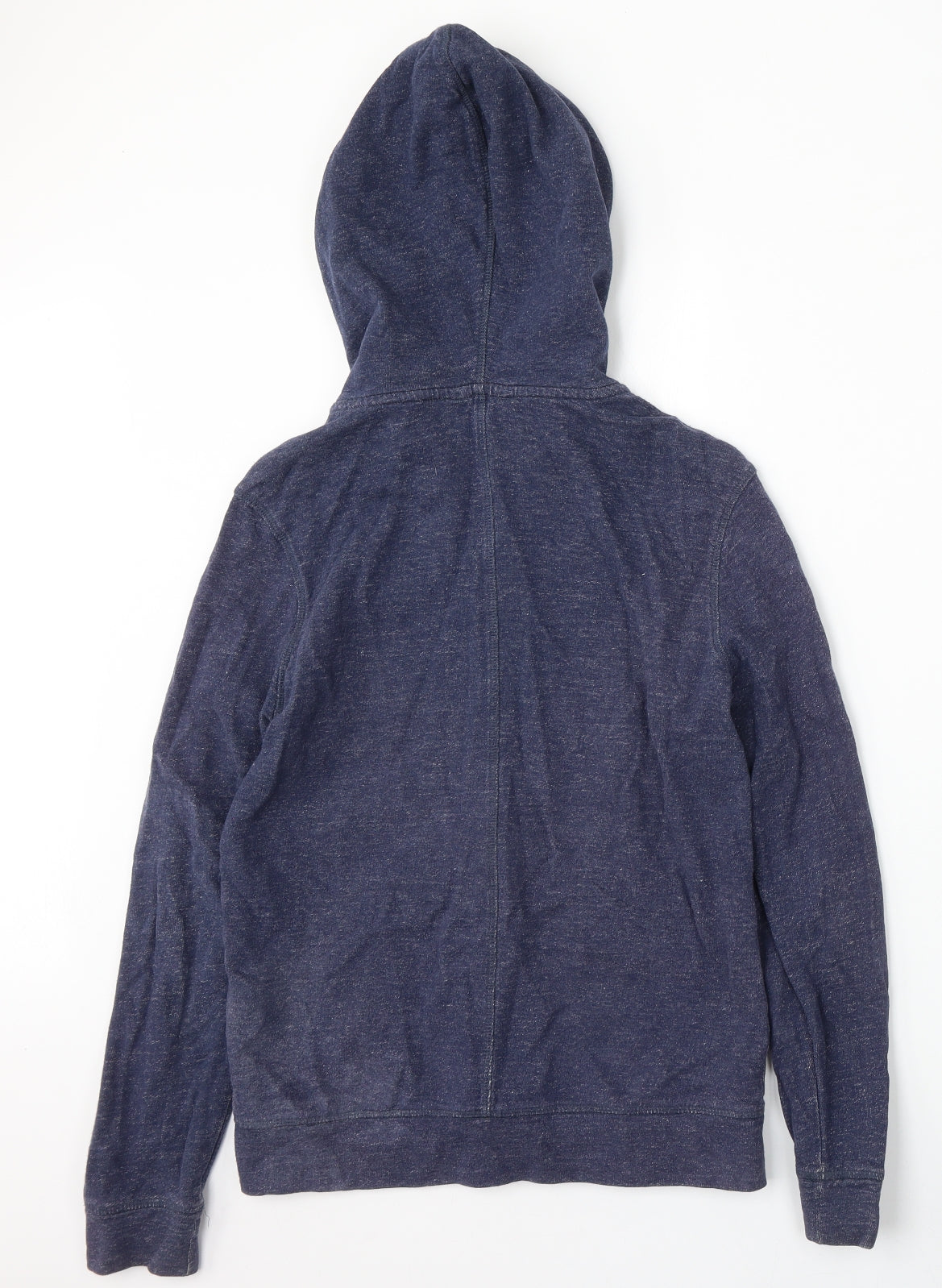F&F Womens Blue  Cotton Full Zip Hoodie Size 8  Zip