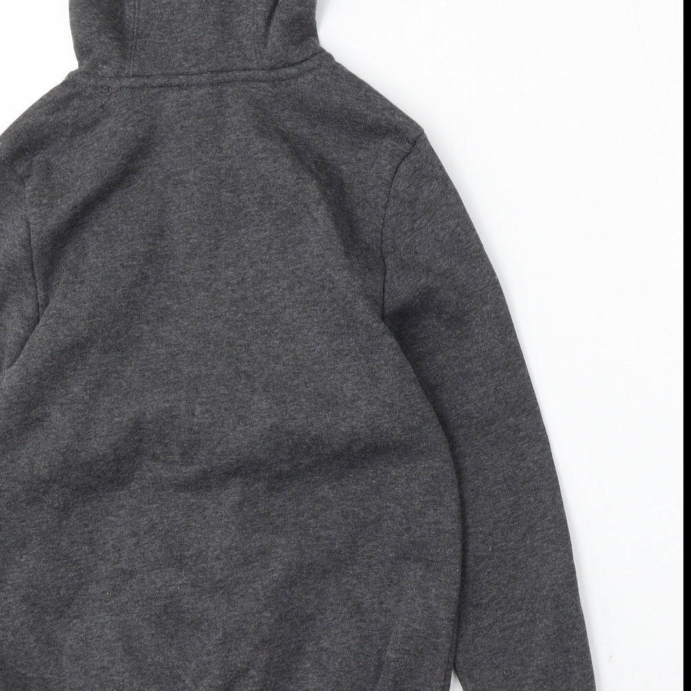 Slazenger Boys Grey  Polyester Pullover Hoodie Size 9-10 Years