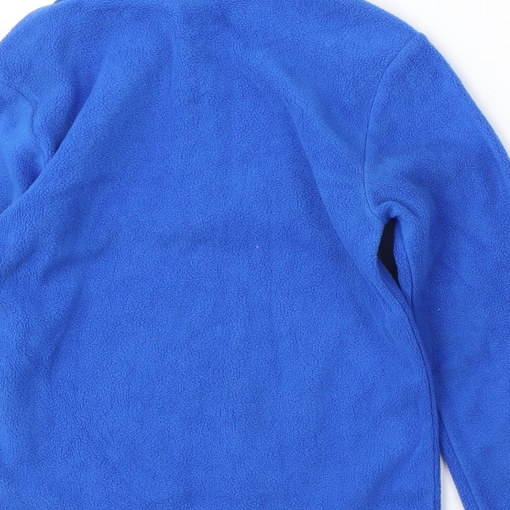 Primark Boys Blue  Polyester Pullover Sweatshirt Size 6-7 Years  Zip