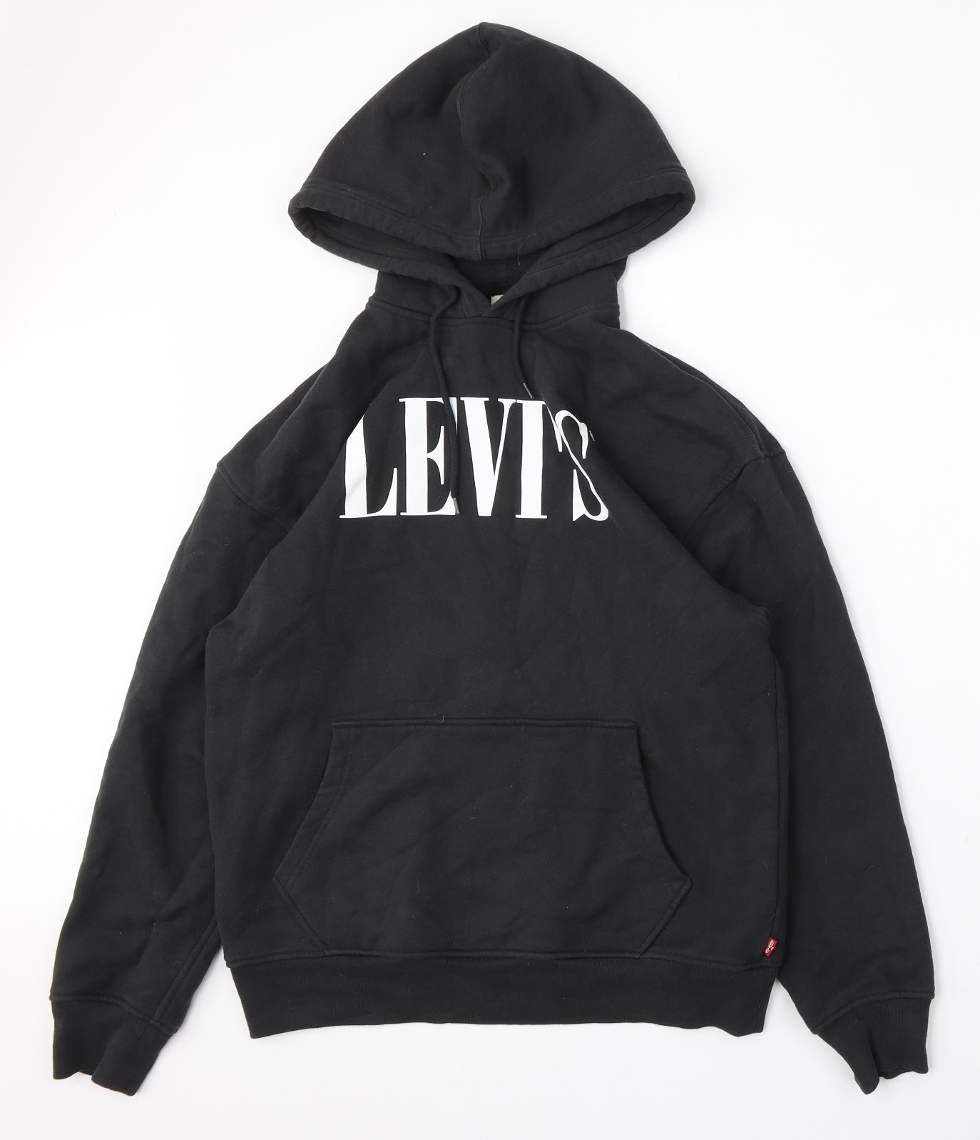 Levi's Mens Grey  Cotton Pullover Hoodie Size S