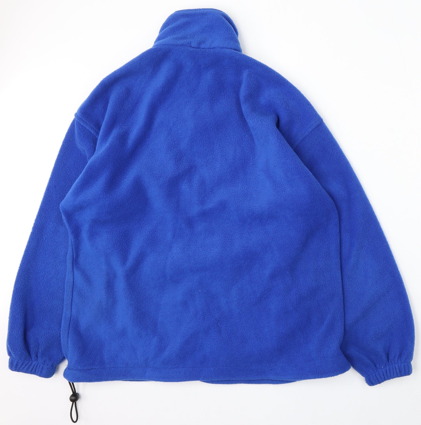 Preworn Mens Blue  Polyester Full Zip Sweatshirt Size M